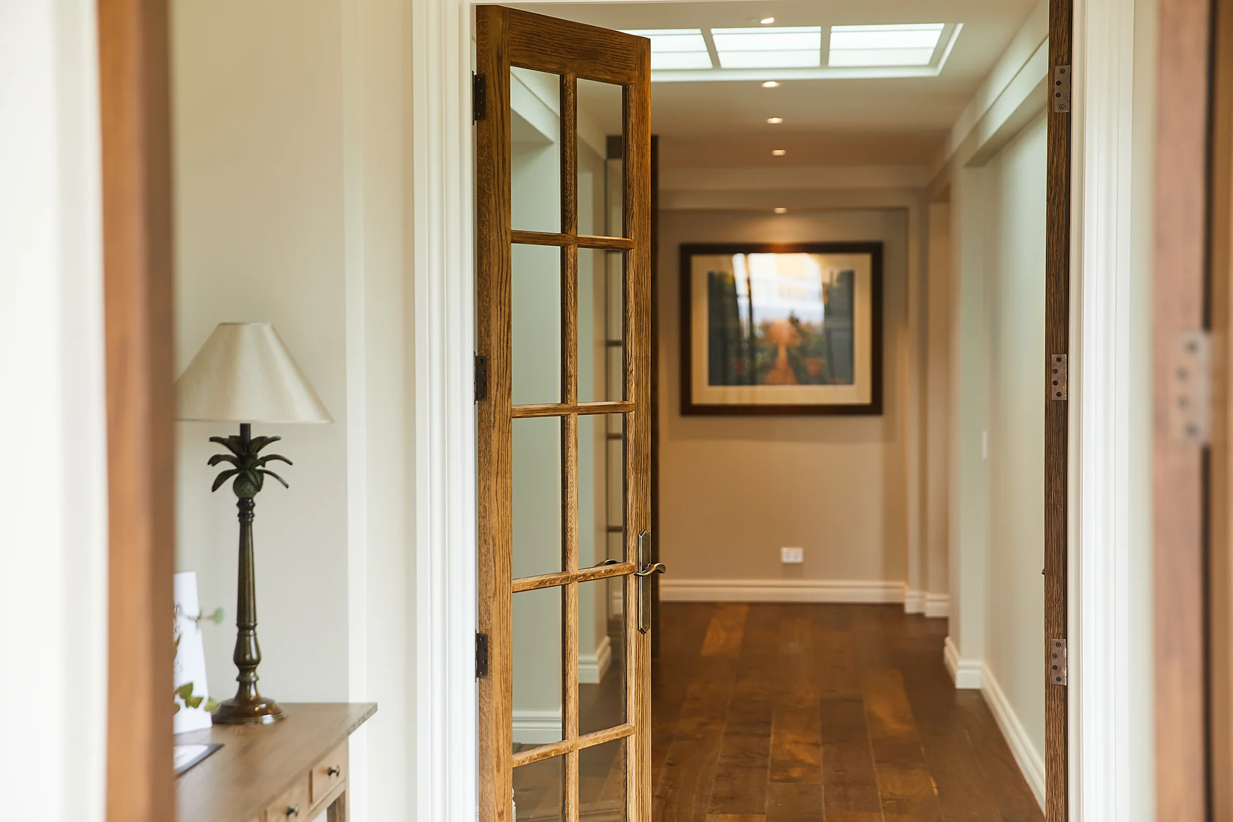 Hallway — hydronic underfloor heating by Champion Heating
