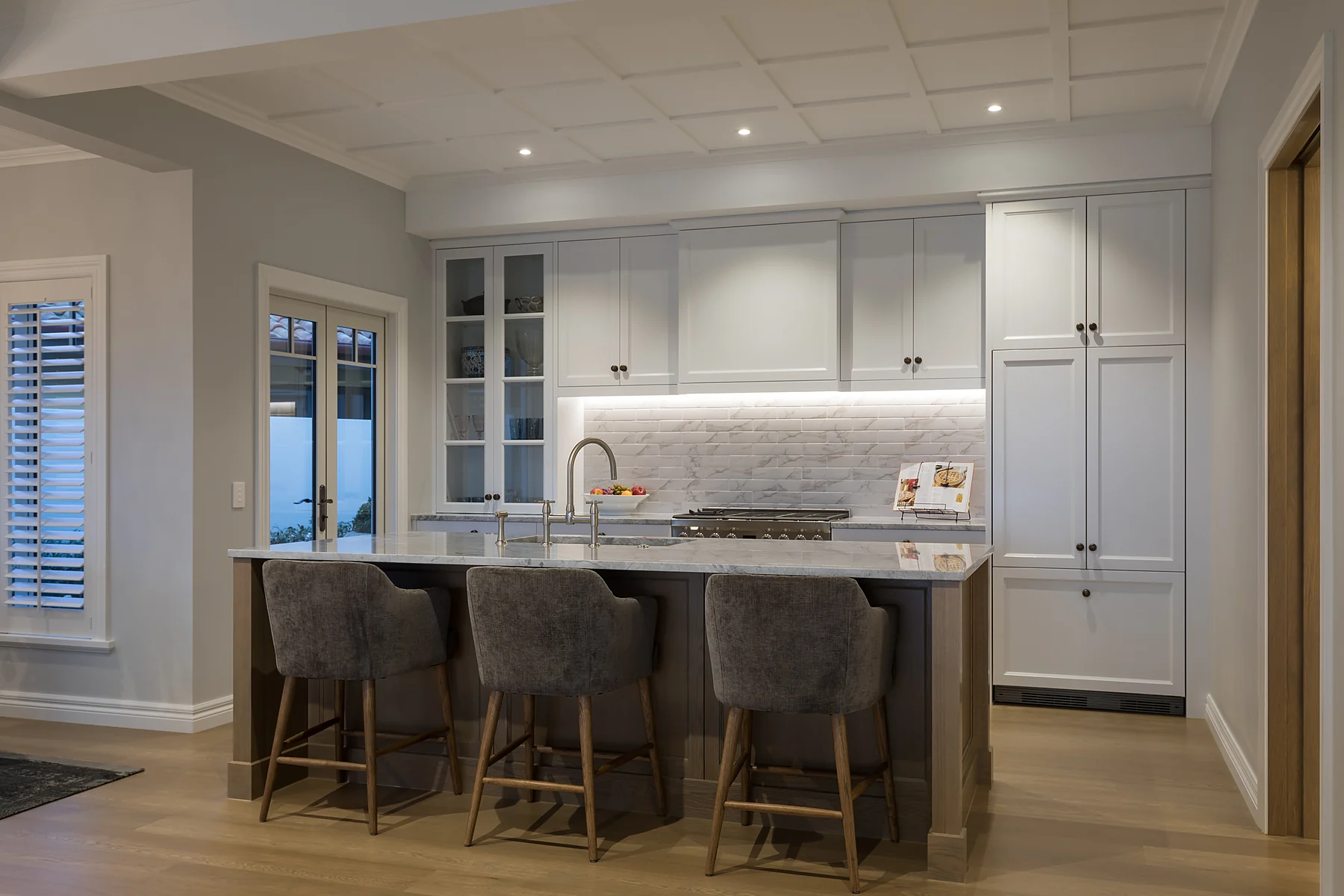 Kitchen — hydronic underfloor heating by Champion Heating