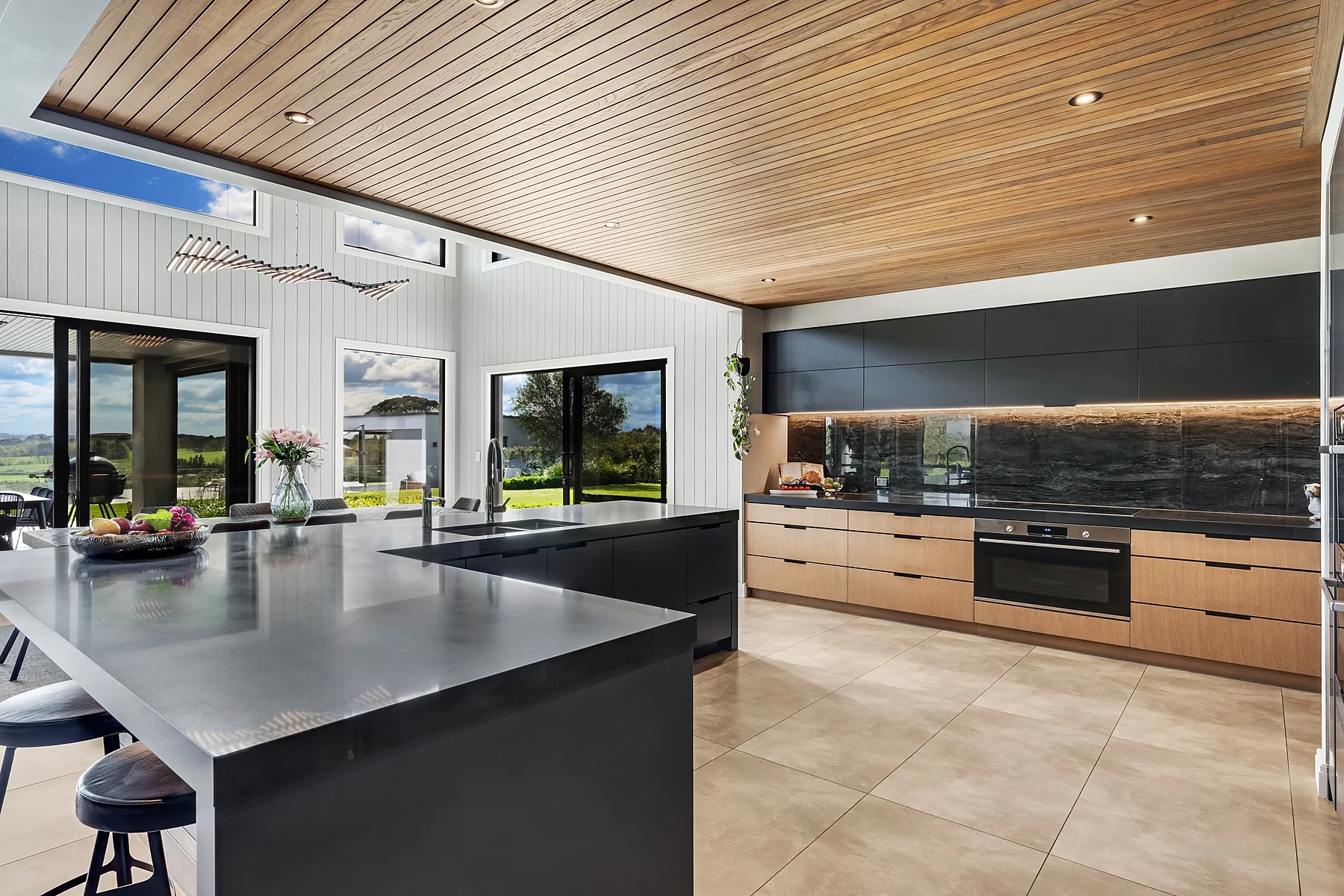 Kitchen — hydronic underfloor heating by Champion Heating