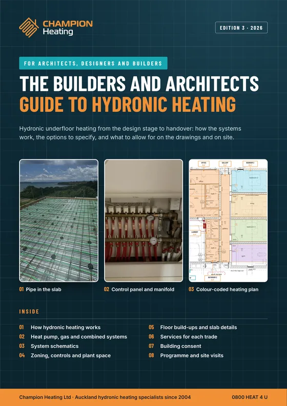 Cover of The Builders and Architects Guide to Hydronic Heating, Edition 3